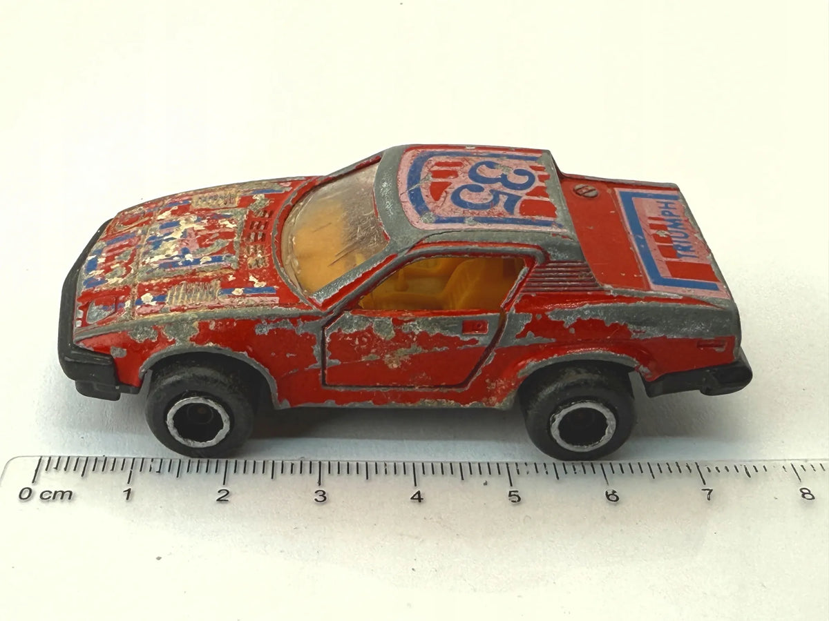Triumph Tr7 Majorette Czerwony 1:58 Made in France – zdjęcie 6