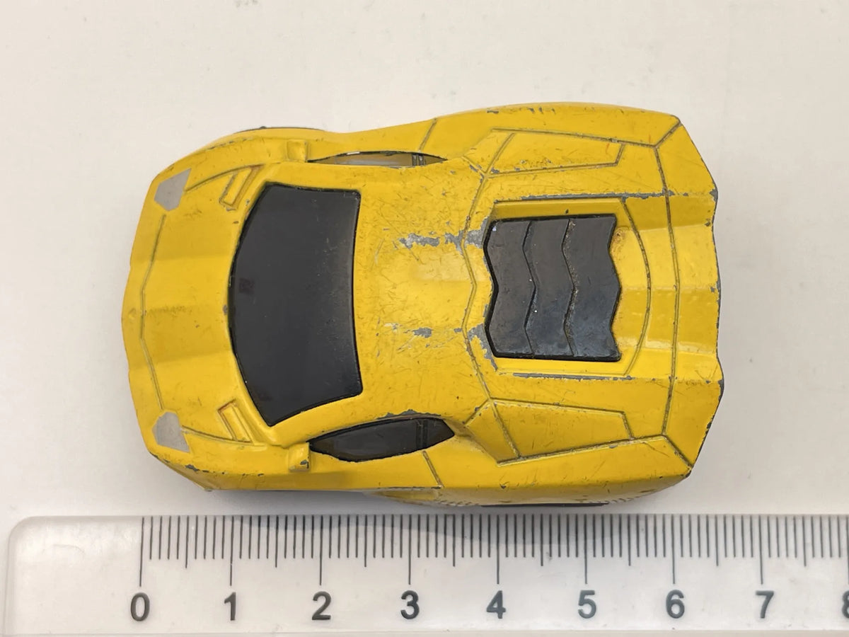 Jak Lamborghini Aventador Tooned, Die cast, Żółty, 1:64, Resoraki – zdjęcie 6