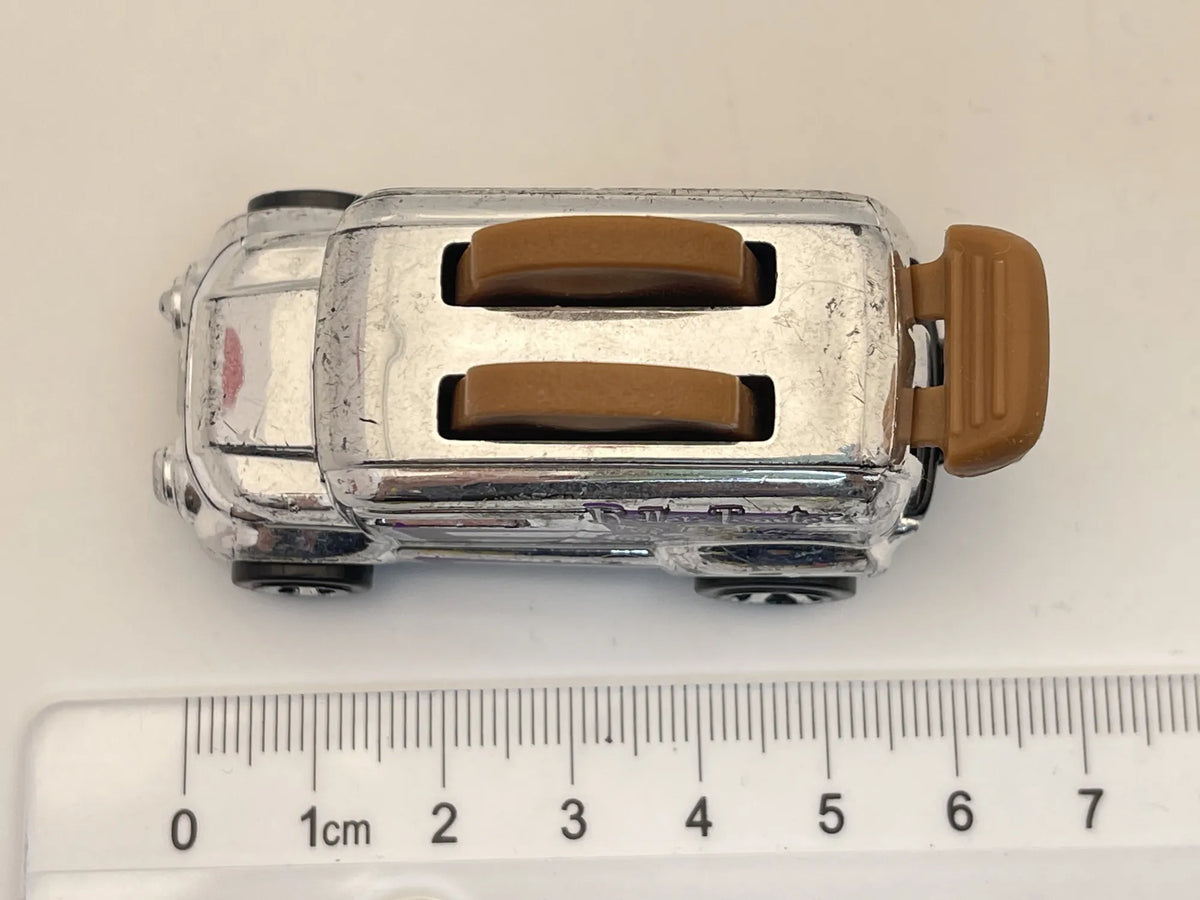 Roller Toaster, Hot Wheels 2016, Resoraki, Die cast, Srebrny chrom, 1:64 – zdjęcie 6