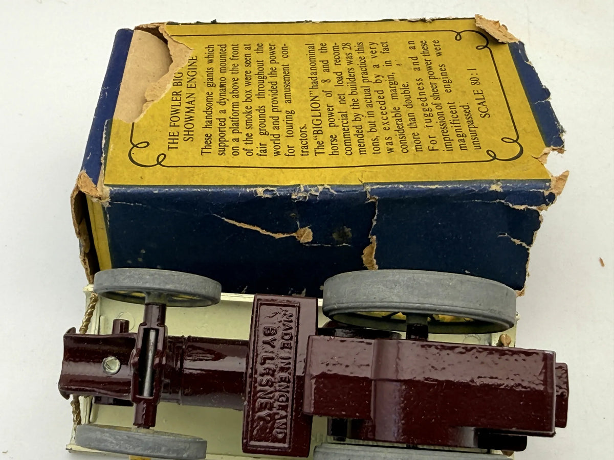 Traction Engine THE FOWLER BIG SHOWMAN ENGINE Matchbox 1:43 Made in England – zdjęcie 6