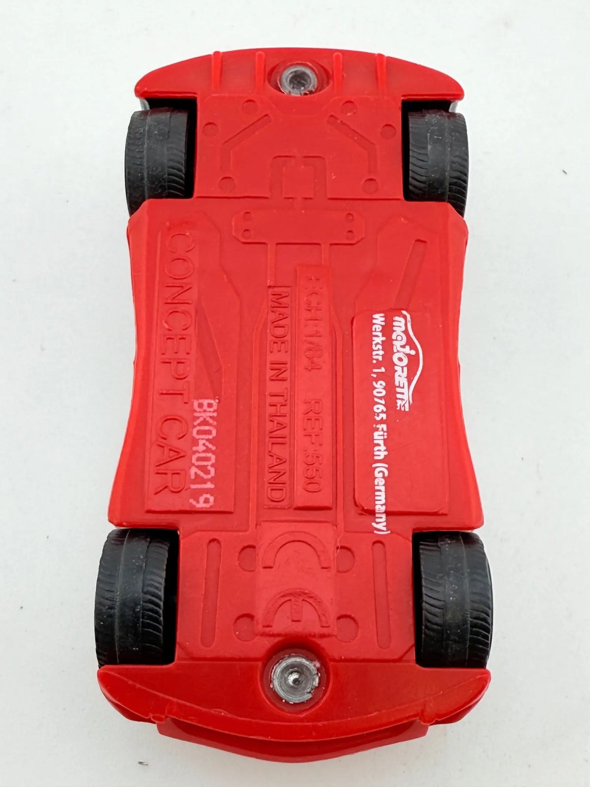 Concept Car Majorette Czerwony 1:64 – zdjęcie 6