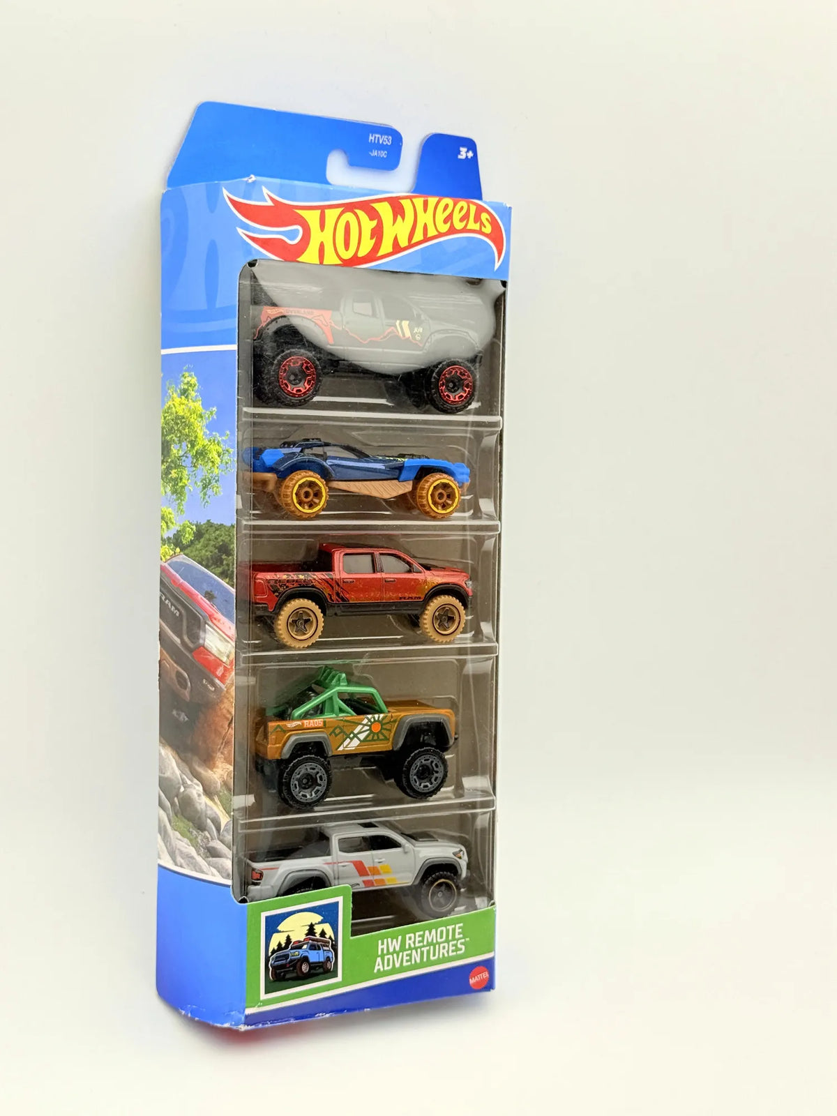 2020 Ram 1500 Rebel Hot Wheels 2023 Czerwony 1:64 5 Pack – zdjęcie 6