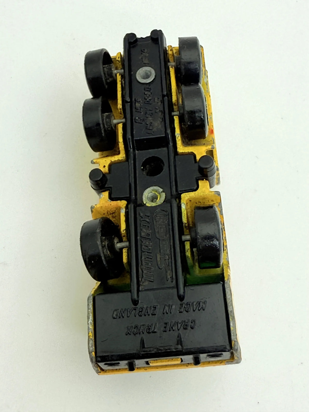 Crane Truck Matchbox 1978 Żółty 1:64 Made in England – zdjęcie 6