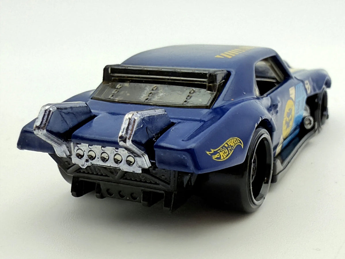 Custom '68 Camaro Hot Wheels Niebieska 1:64 – zdjęcie 6