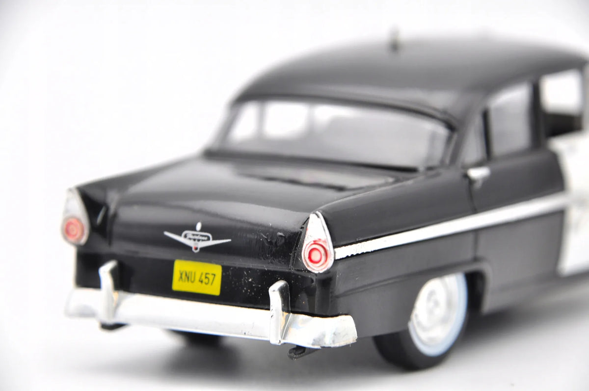 FORD FAIRLANE, Nieznana, Resoraki, Die cast 70000, Czarno-Biała, 1:43 – zdjęcie 6