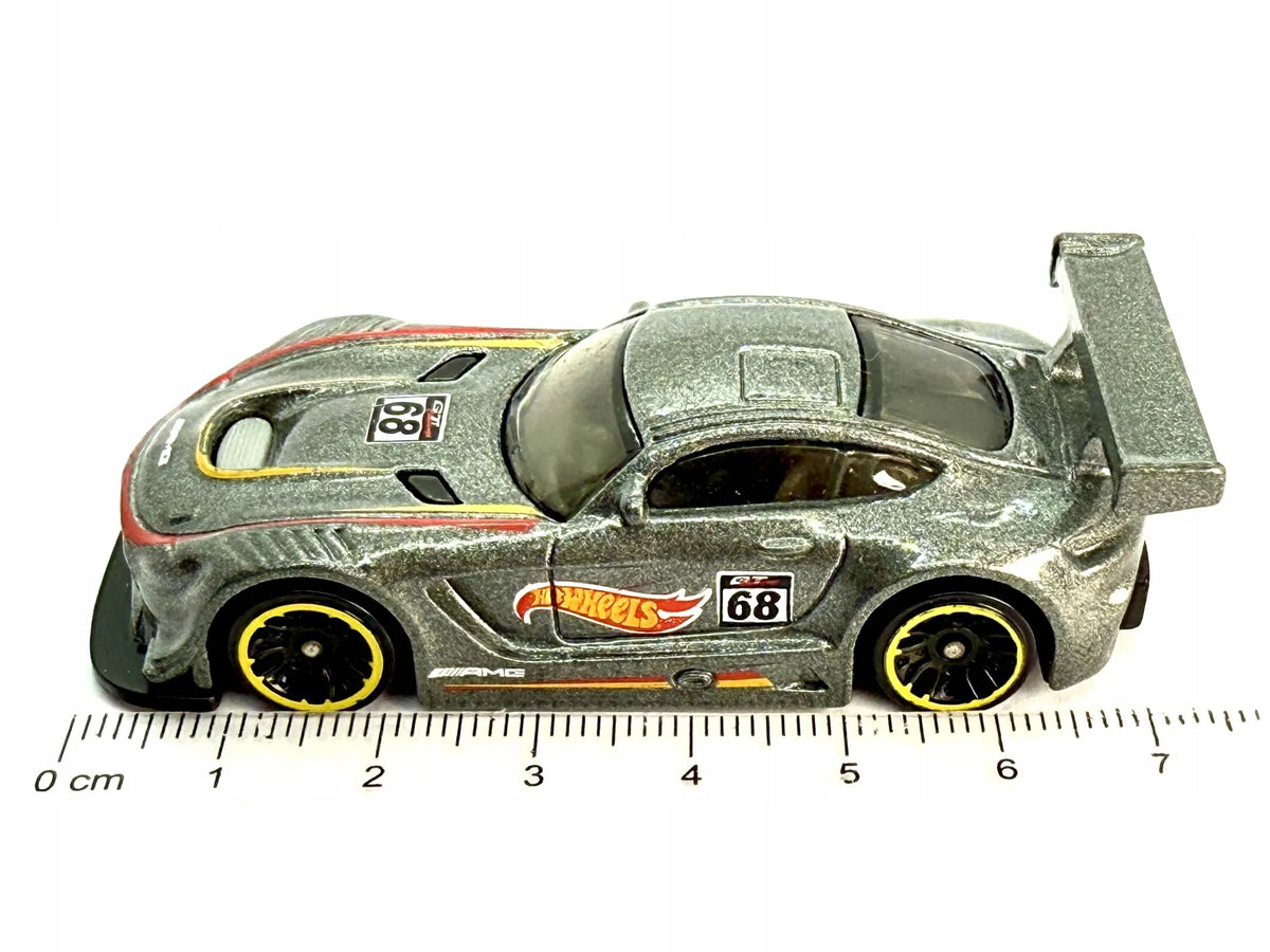 '16 MERCEDES-AMG GT3, Hot Wheels 2017, FJV46, Grafitowy, 1:64, Resoraki – zdjęcie 6