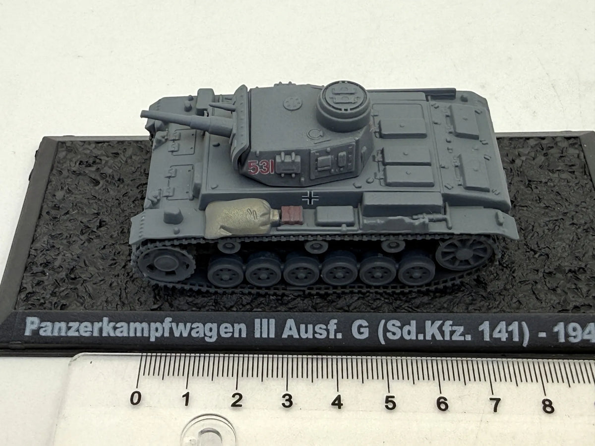 Czołg Panzerkampfwagen Iii Ausf. G - 1941 Tanks of the World AmerCom 1:72 – zdjęcie 6