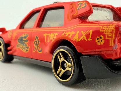 Time Attaxi Hot Wheels 2015 Czerwony 1:64 – zdjęcie 6
