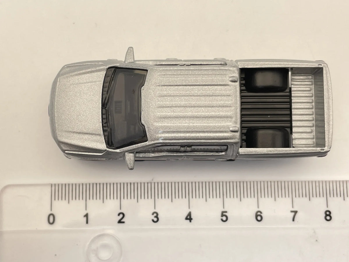 2022 FORD F-150 LIGHTNING, Matchbox 2021 Die cast HFP02 MB1295 Srebrny 1:64 – zdjęcie 6