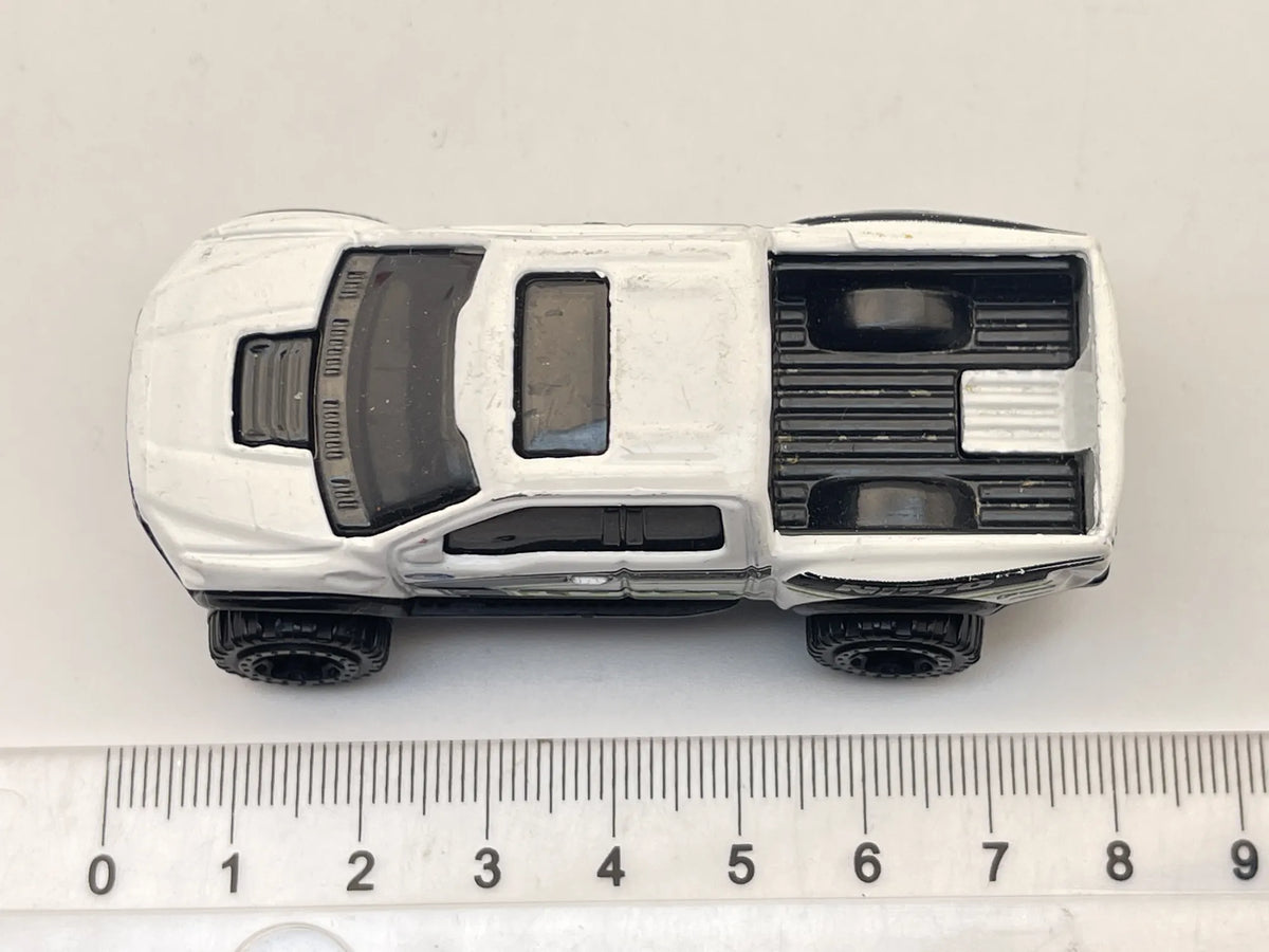 '17 FORD F-150 RAPTOR, Hot Wheels 2015, Die cast J53, Biały, 1:64, Resoraki – zdjęcie 6
