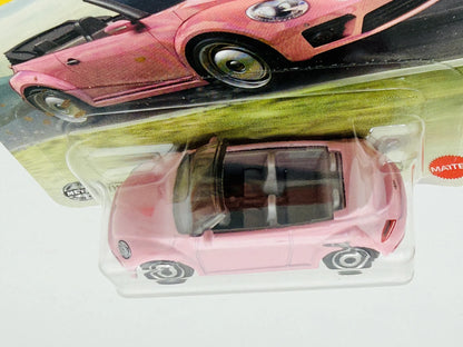 Volkswagen Beetle Convertible Matchbox 2024 Mainline 1:64 Blister Różowy – zdjęcie 6
