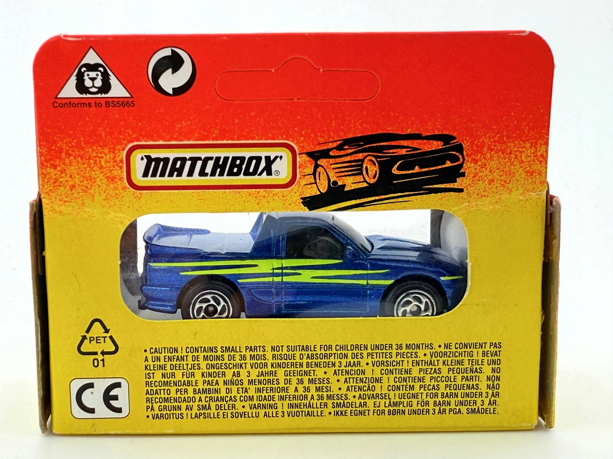 THE BUSTER, Matchbox, Resoraki, Die cast 28, Niebieski, 1:64 – zdjęcie 6