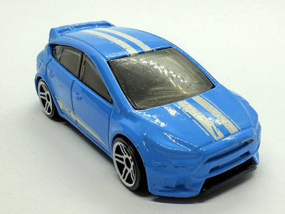 Ford Focus Rs Mainline Hot Wheels 2016 Niebieski 1:72 – zdjęcie 6