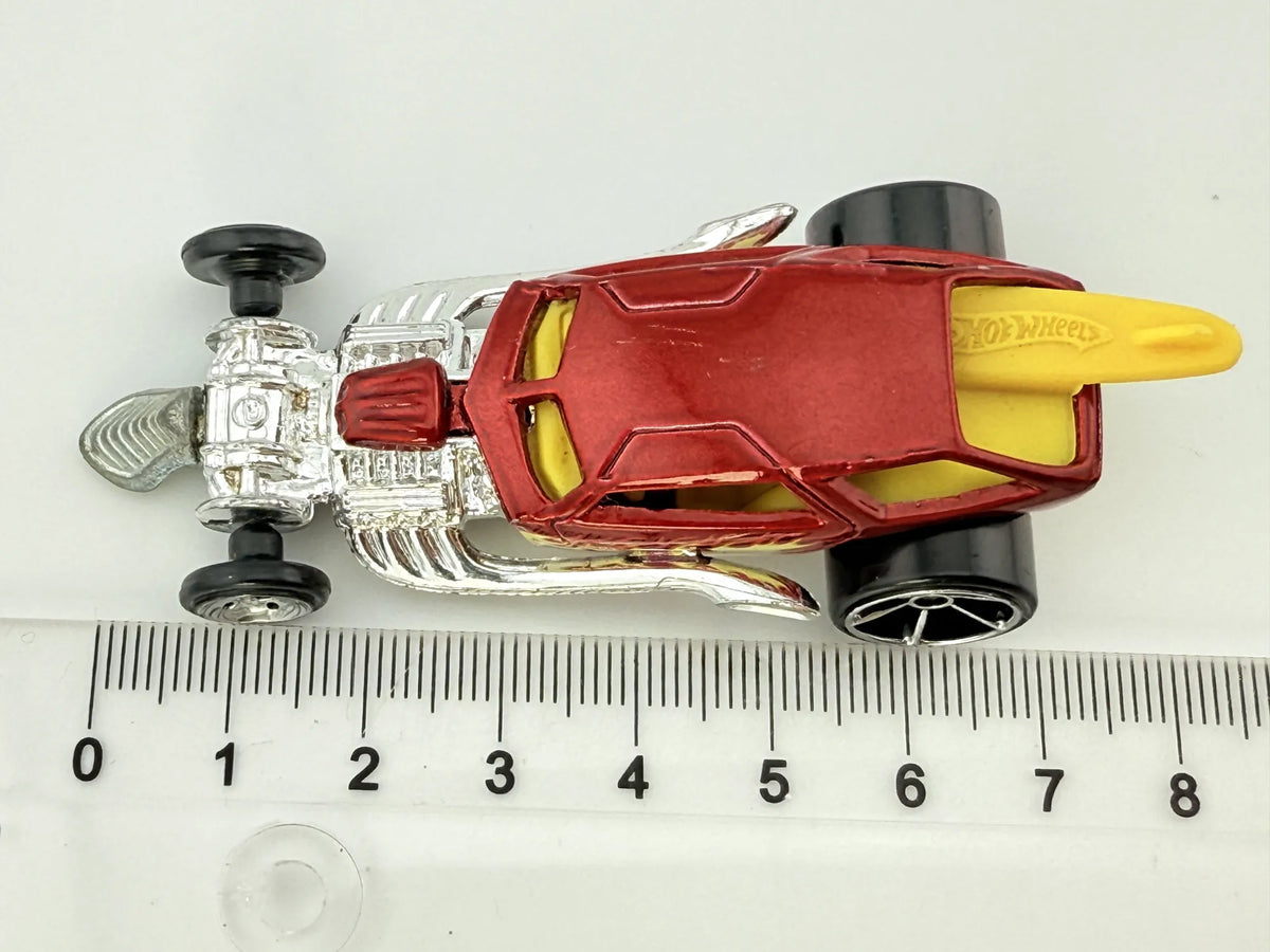 SURF CRATE, Hot Wheels 1999-11, Die cast C43, Czerwony, 1:64, Resoraki – zdjęcie 6