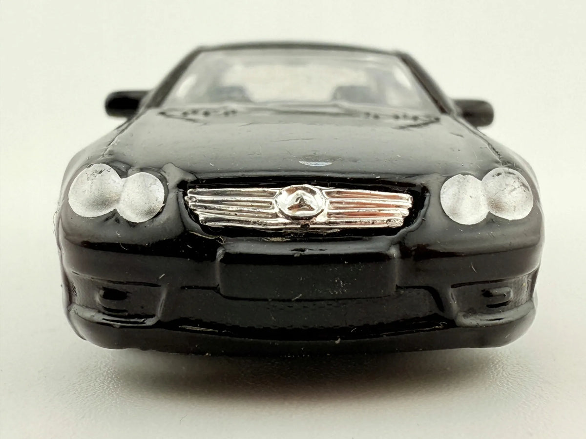 MERCEDES-BENZ SL 55 AMG, Bburago, Resoraki, Die cast 11635, Czarny, 1:64 – zdjęcie 6