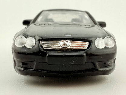 MERCEDES-BENZ SL 55 AMG, Bburago, Resoraki, Die cast 11635, Czarny, 1:64 – zdjęcie 6