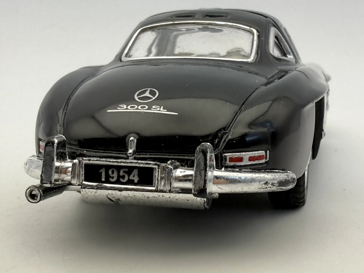 1954 MERCEDES-BENZ 300SL, Kinsmart, Die cast KT5346, Czarny, 1:33, Resoraki – zdjęcie 6