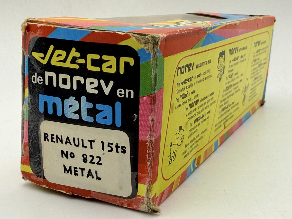 RENAULT 15 TS Jet Car Norev 1971 Czerwony 1:43 Made in France – zdjęcie 6