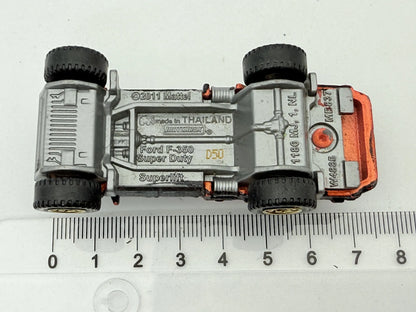 FORD F-350 SUPER DUTY SUPERLIFT, Matchbox 2011, Die cast MB837, Czarny 1:78 – zdjęcie 6