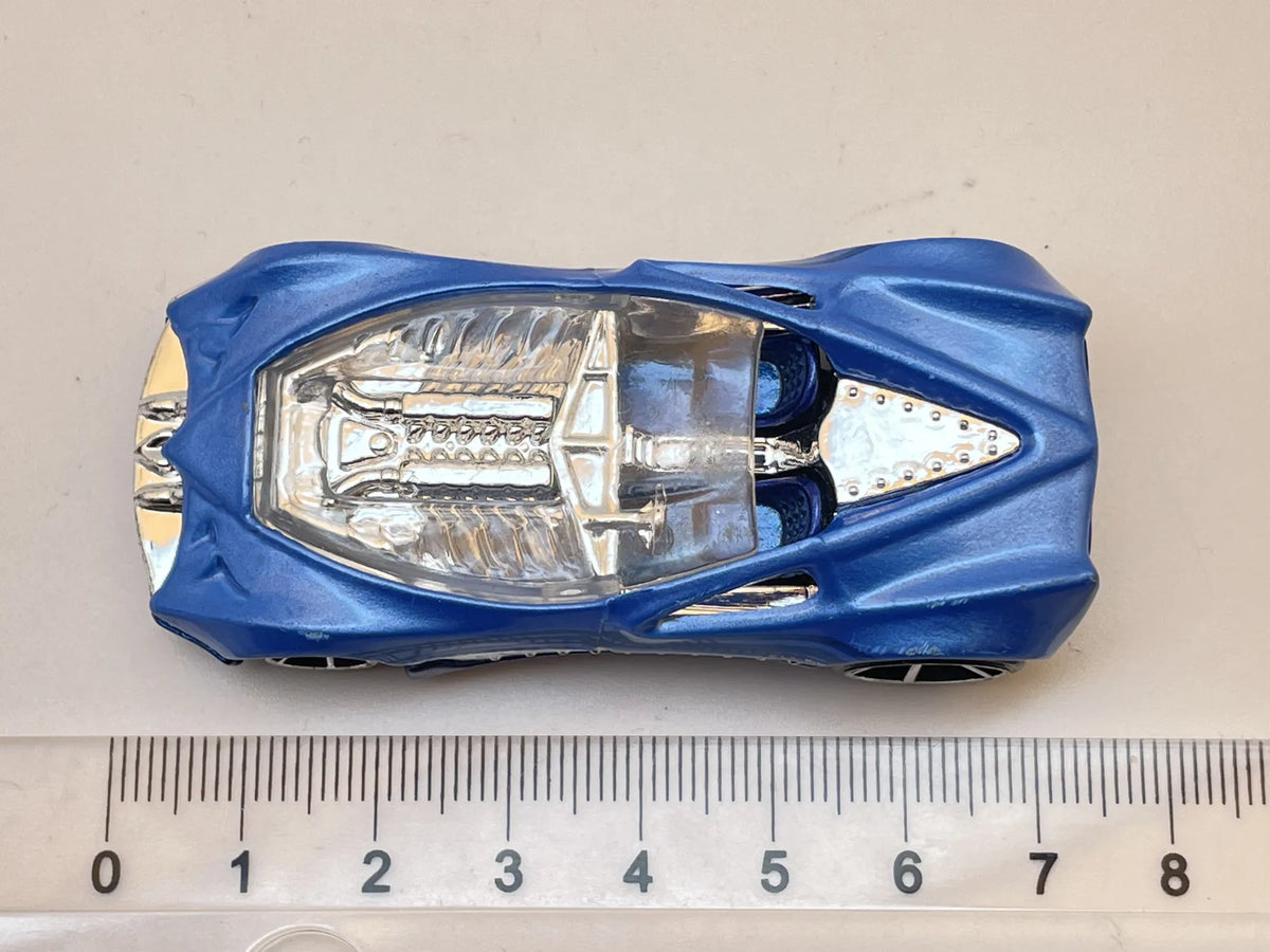CUL8R, Hot Wheels 2003, Resoraki, Die cast A.37, Niebieski, 1:64 – zdjęcie 6