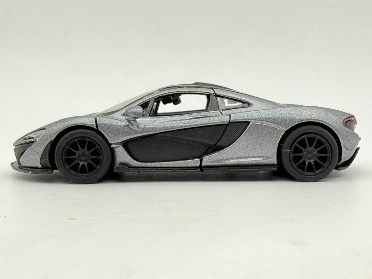 MCLAREN P1, Kinsmart, Die cast No.KT5393, Srebrny, 1:36, Resoraki – zdjęcie 6