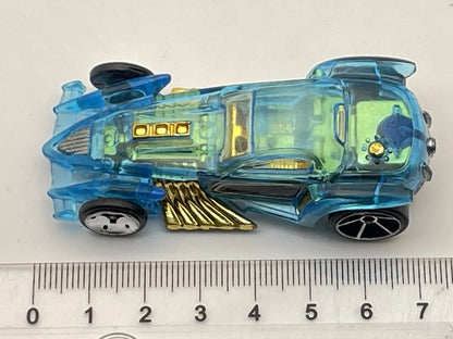 BURT-ESQUE, Hot Wheels 2010, Resoraki, Die cast C21, Przeźroczysty, 1:64 – zdjęcie 6