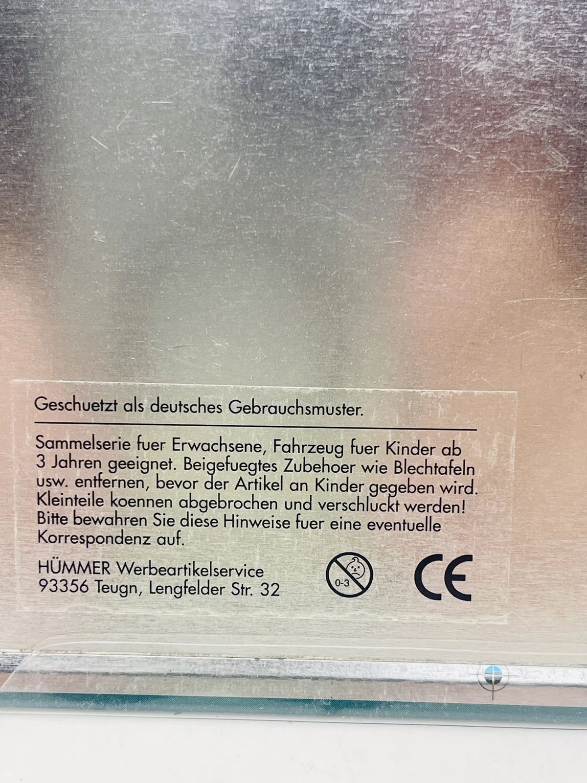 Classic OldTimer Blaszana Tablica Grell 1:87 Meininger Blister Czarny – zdjęcie 6
