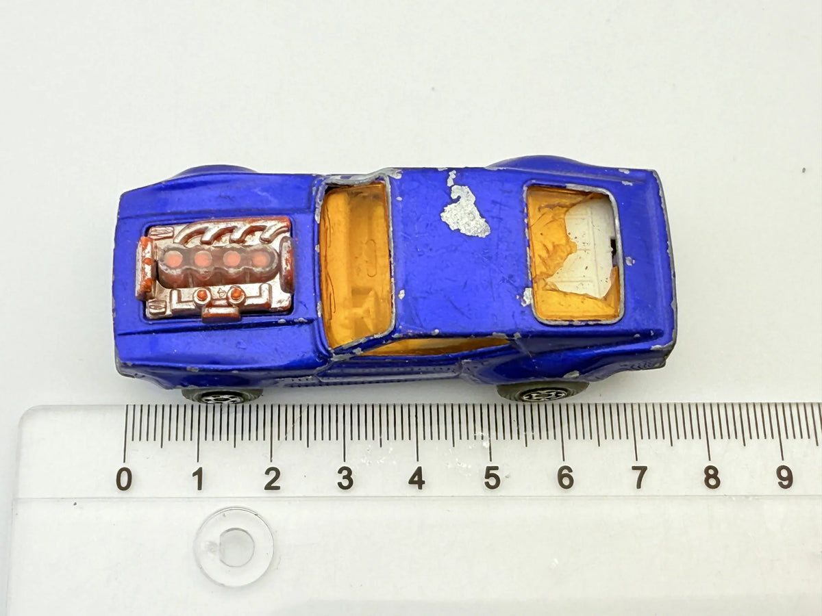 1970 MUSTANG PISTON POPPER, Matchbox, Made in England, Resoraki, 1:64 – zdjęcie 6