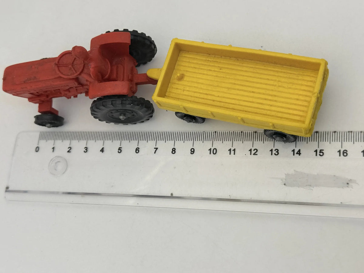 Traktor Ford 5000 Tractor Stavanger 1969 Czerwony 1:64 Made in Norway – zdjęcie 6