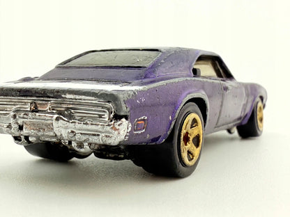 '69 Dodge Charger 500 Hot Wheels 2014 Fioletowy 1:64 – zdjęcie 6