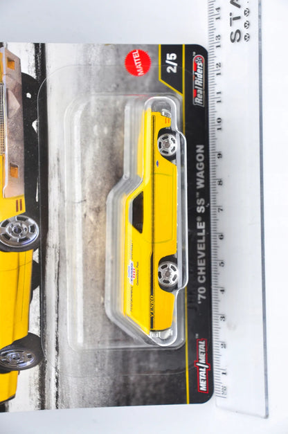 '70 Chevelle Ss Wagon Hot Wheels 2024 Żółty 1:64 – zdjęcie 6