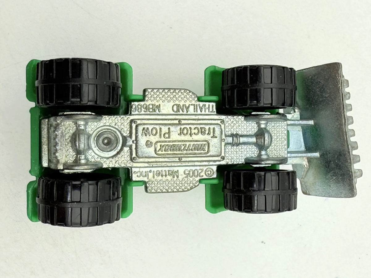 Tractor Plow, Traktor, Matchbox 2005, resoraki, die cast, 1:64 – zdjęcie 6