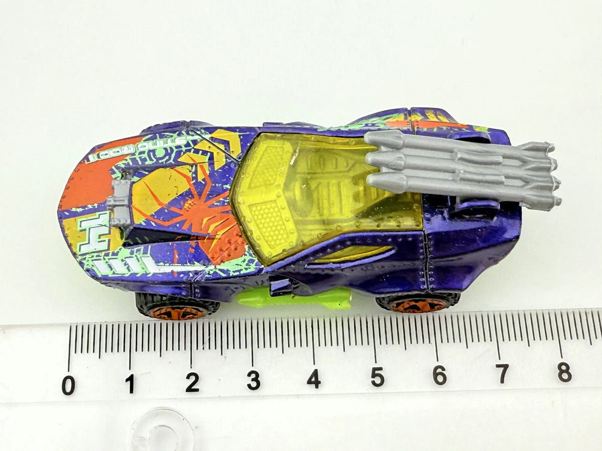 STING ROD II, Hot Wheels 2009, Die cast 1188 MJ 1 NL, Fiolet, 1:64 Resoraki – zdjęcie 6