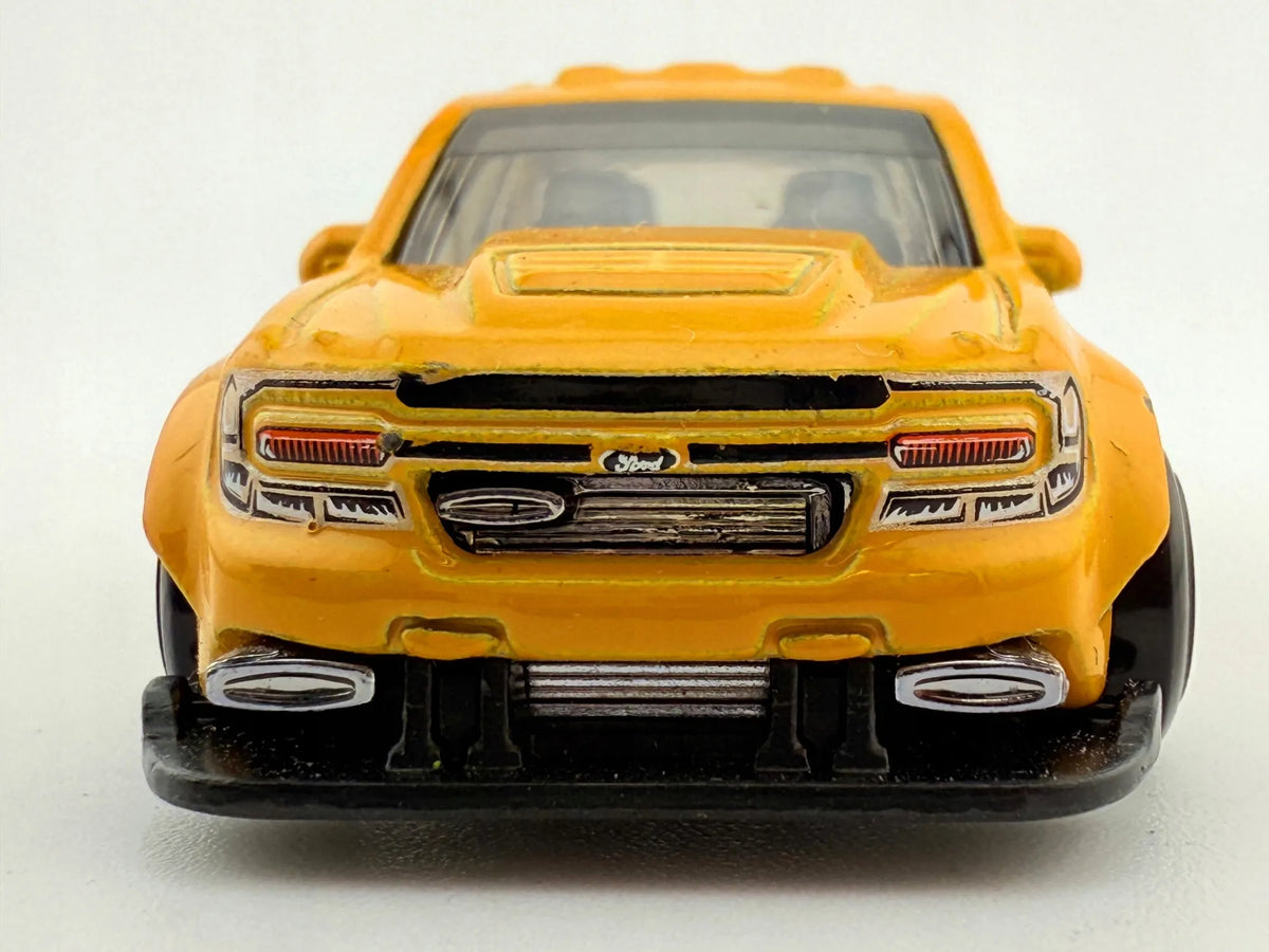 FORD MAVERICK CUSTOM, Hot Wheels, Resoraki, Die cast Hry78, Żółty, 1:64 – zdjęcie 6