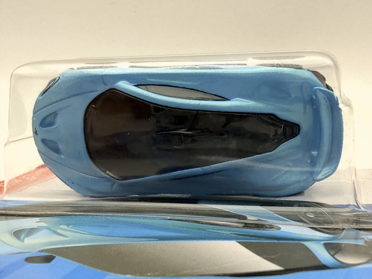 MCLAREN P1, QUARTER MILE HEROES Hot Wheels 2024 Błękitny 1:64 – zdjęcie 6