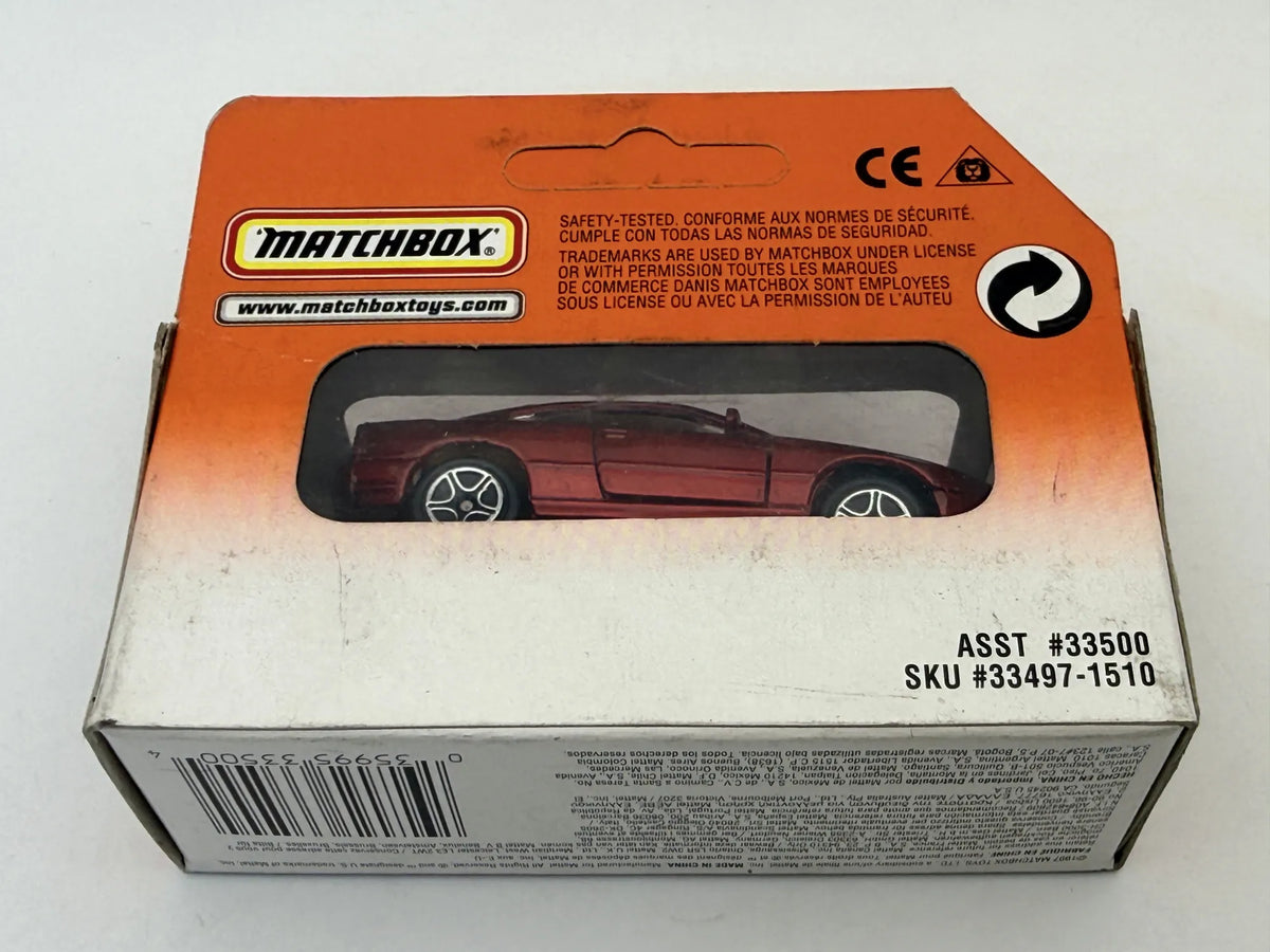 BMW 850I Whitewall Wheels Matchbox 1998 Bordowy 1:64 – zdjęcie 6
