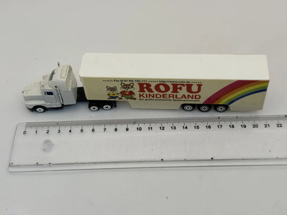 Ciężarówka AMERICAN TRUCK Z NACZEPĄ PUDEŁOWĄ 1995 1:100 Rofu Kinderland – zdjęcie 6