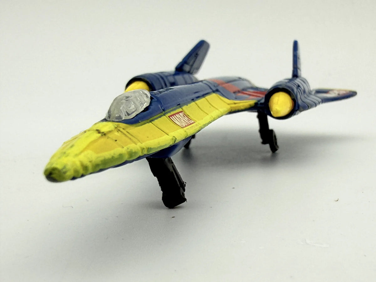 X-Jet SR-71 BLACK BIRD, Marvel X-MEN 2002, Maisto, Die cast 1:144, Resoraki – zdjęcie 6