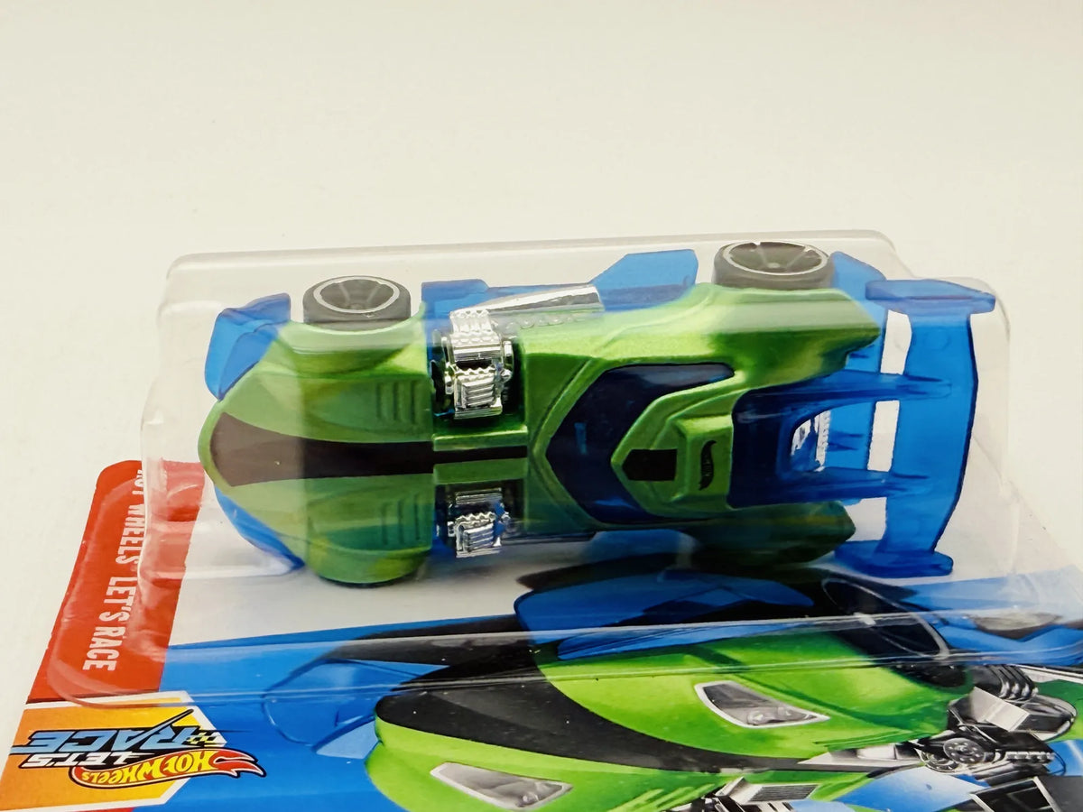 Super Twin Mill Hot Wheels 2025 Let's Race 1:64 Blister Zielony – zdjęcie 6