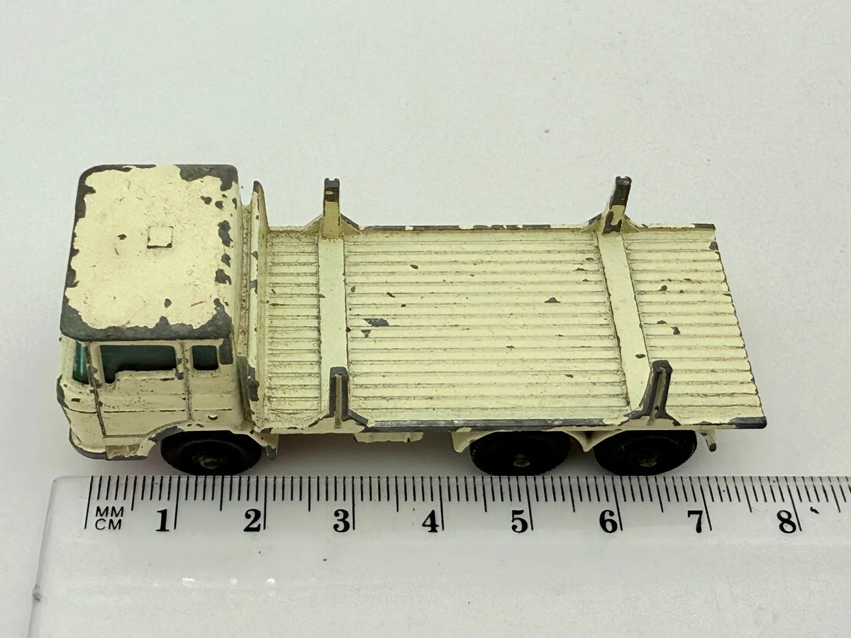 DAF Girder Truck, Matchbox, Made in England, Resoraki, Die cast, Biały 1:87 – zdjęcie 6