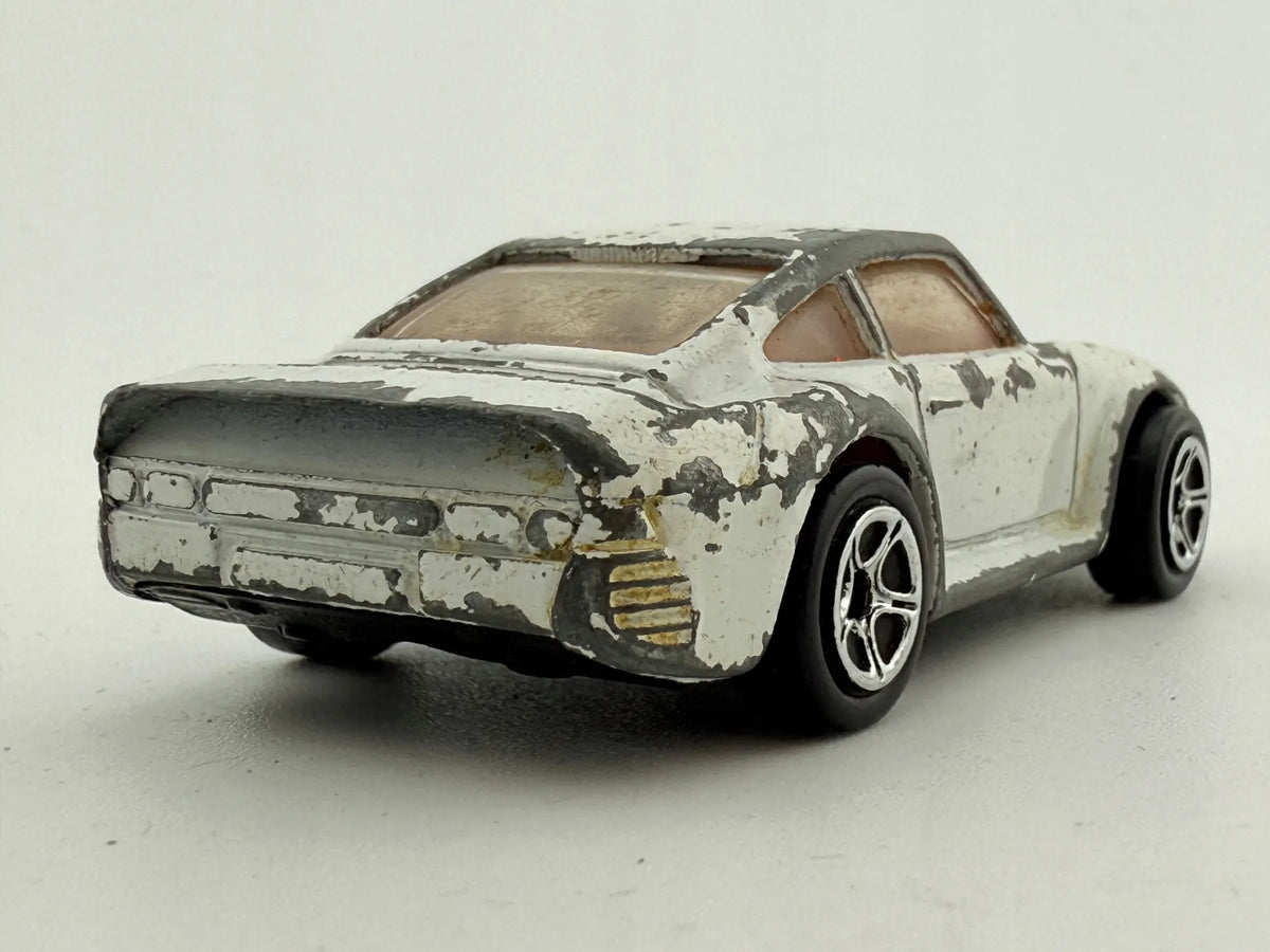 PORSCHE 959, Matchbox, Resoraki, Die cast 19, Biały, 1:64 – zdjęcie 6