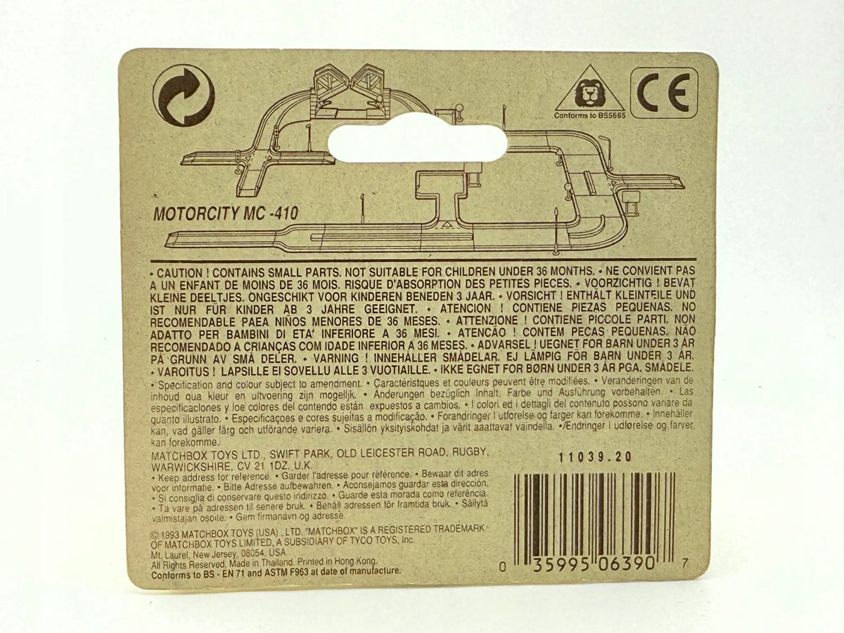39 T-BIRD STOCK CAR, Matchbox, Resoraki, Die cast 11039, Niebieski, 1:64 – zdjęcie 6