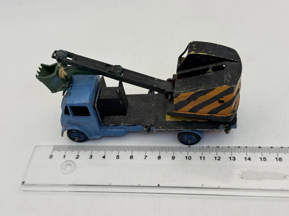 Ciężarówka Z Koparką Qualitoys Benbros 1940's 1:50 Made in England – zdjęcie 6
