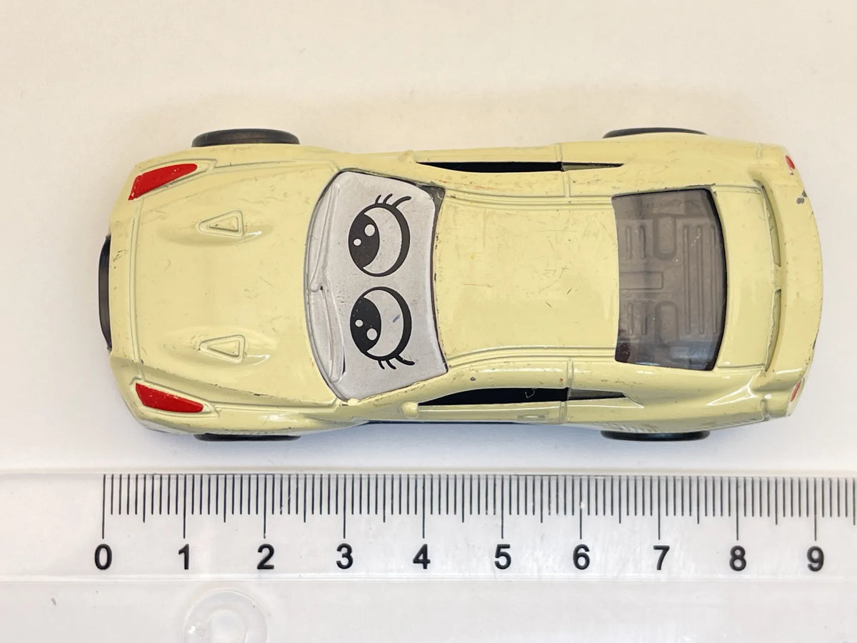 NISSAN GT-R, Inspiracja Autka Disney, Resoraki, Die cast, Kremowy 1:55 – zdjęcie 6
