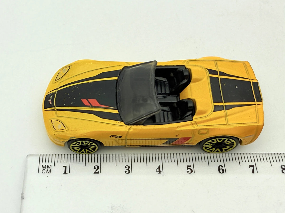 Corvette C6 Hot Wheels Żółty 1:64 – zdjęcie 6