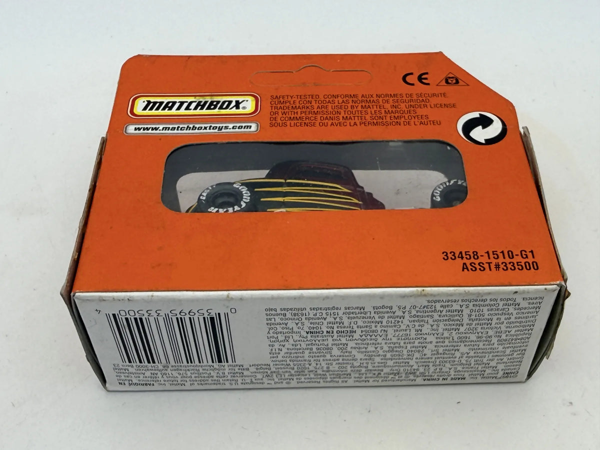 '33 FORD STREET ROD Matchbox 1997 Bordowy 1:64 – zdjęcie 6