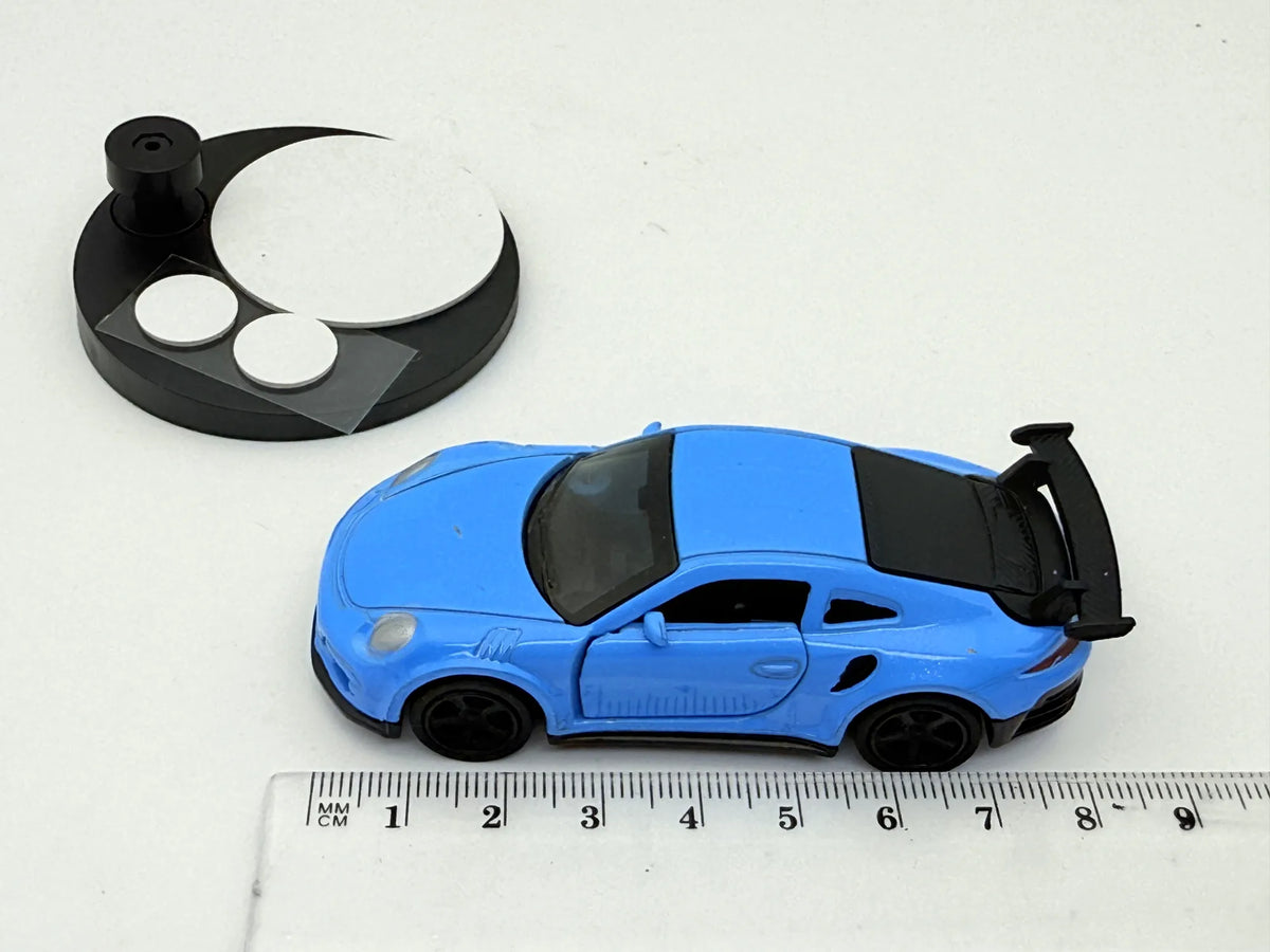 Porsche 911 Niebieski 1:55 + Stojak (Ekspozytor) na Model – zdjęcie 6