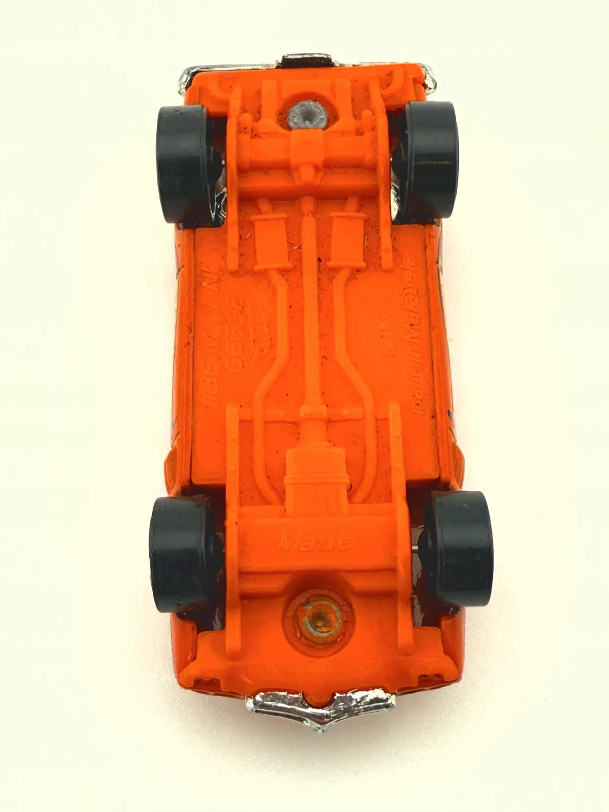 '69 Pontiac Firebird Mystery Models Hot Wheels 2012 Pomarańczowy 1:64 – zdjęcie 6