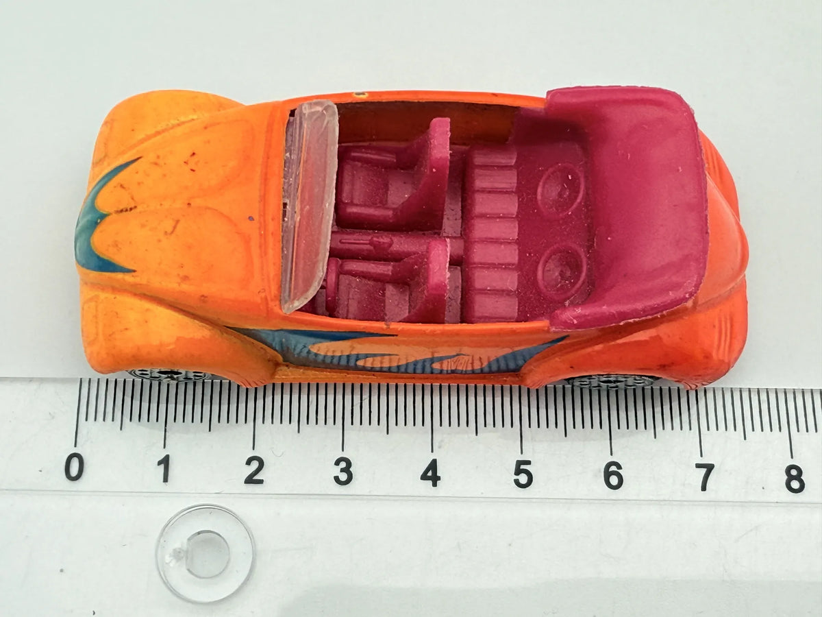 CUSTOM VW BUG BEETLE, Zylmex, Garbus, Die cast D106, Pomarańczowy, 1:64 – zdjęcie 6