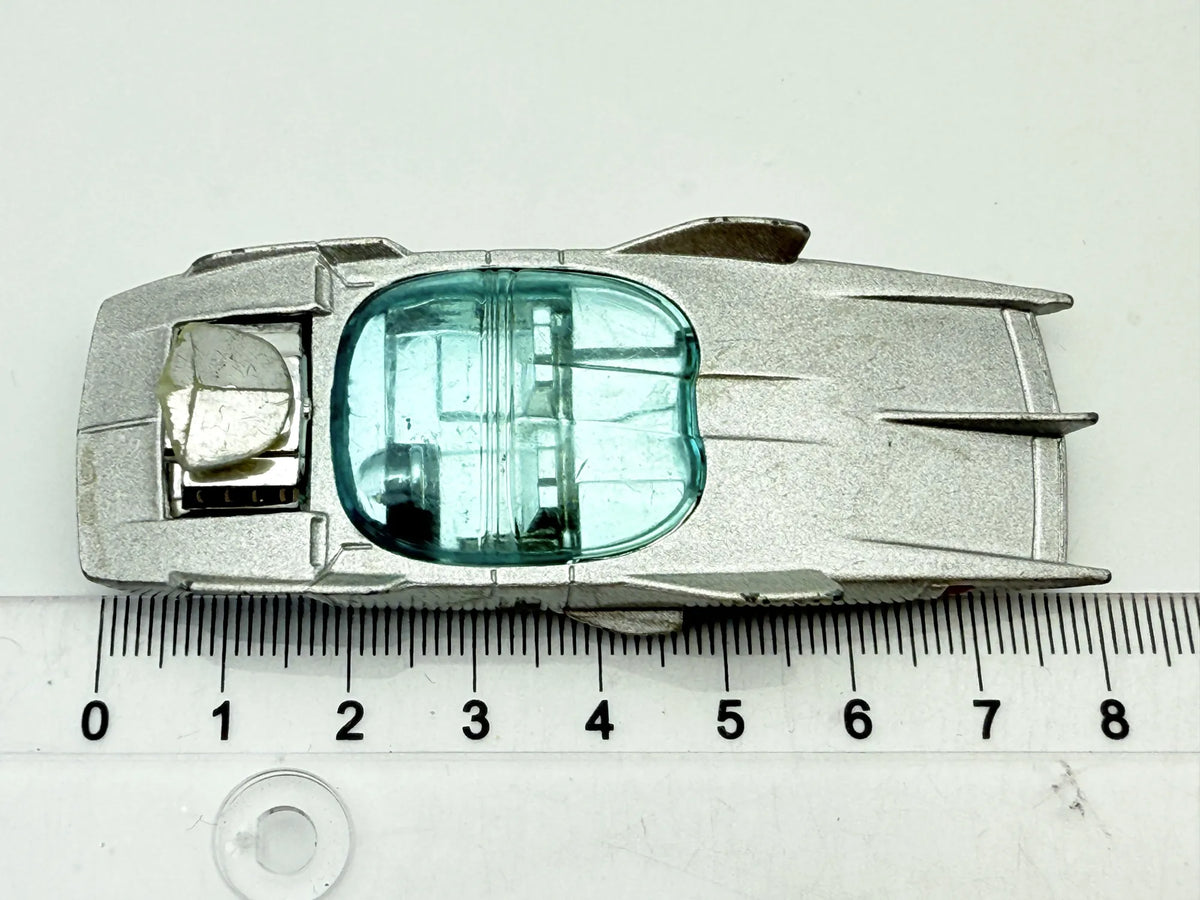CROOZE FAST FUSE, Hot Wheels 2003, Die cast, Srebrny, 1:64, Resoraki – zdjęcie 6